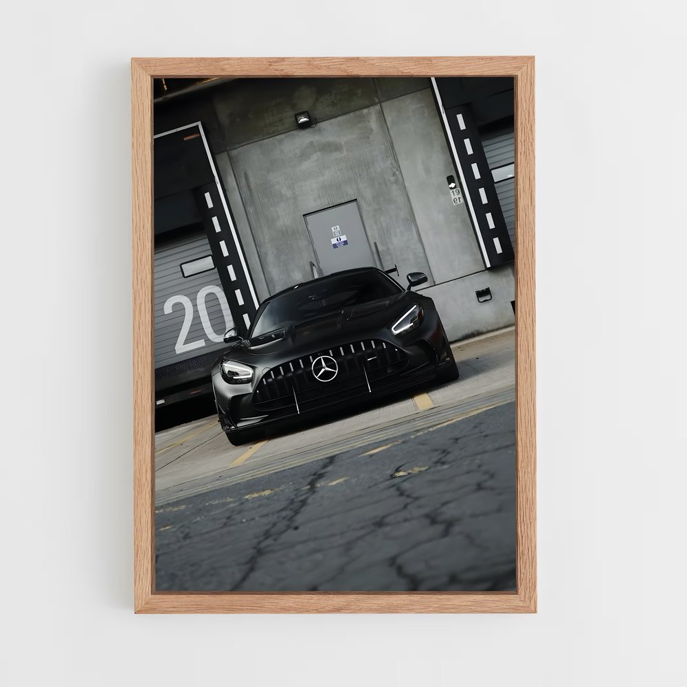 Poster AMG Noir Éclat – affiche Mercedes (vue 4)